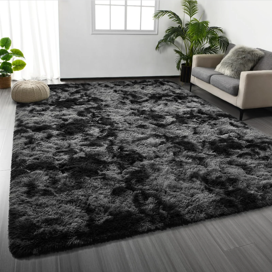 Area Rug for Living Room,Brochao 5ft x 8ft Ultra Shag Area Rug Fluffy Rug,Soft Fuzzy Non-Slip Carpet Mat for Home Decor