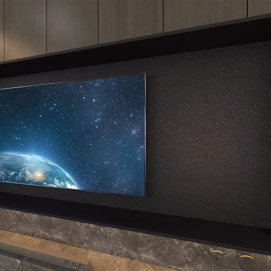 Brochao 17.7x118"Black Silk Peel and Stick Wallpaper Waterproof Embossed Self Adhesive Contact Paper Removable Cabinet Furniture Textured Wall Paper